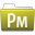 Adobe PageMaker Folder Icon 32x32 png